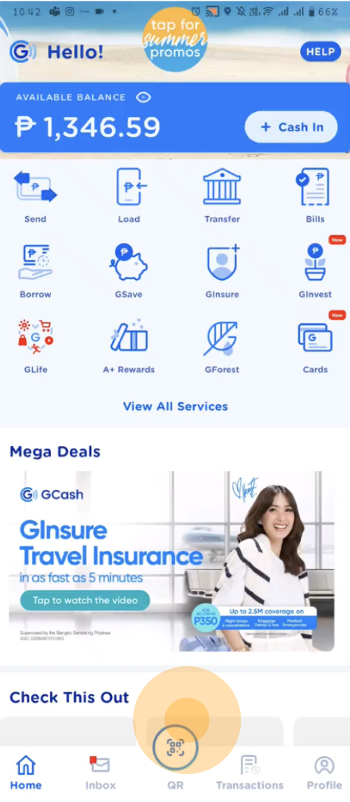 Open qr gcash